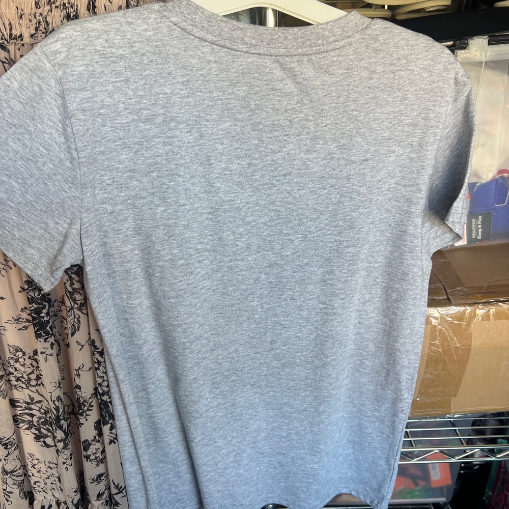 Lego Women's Gray Short Sleeve Tee with Multicolor Minifigure Grid - Picture 3 of 3
